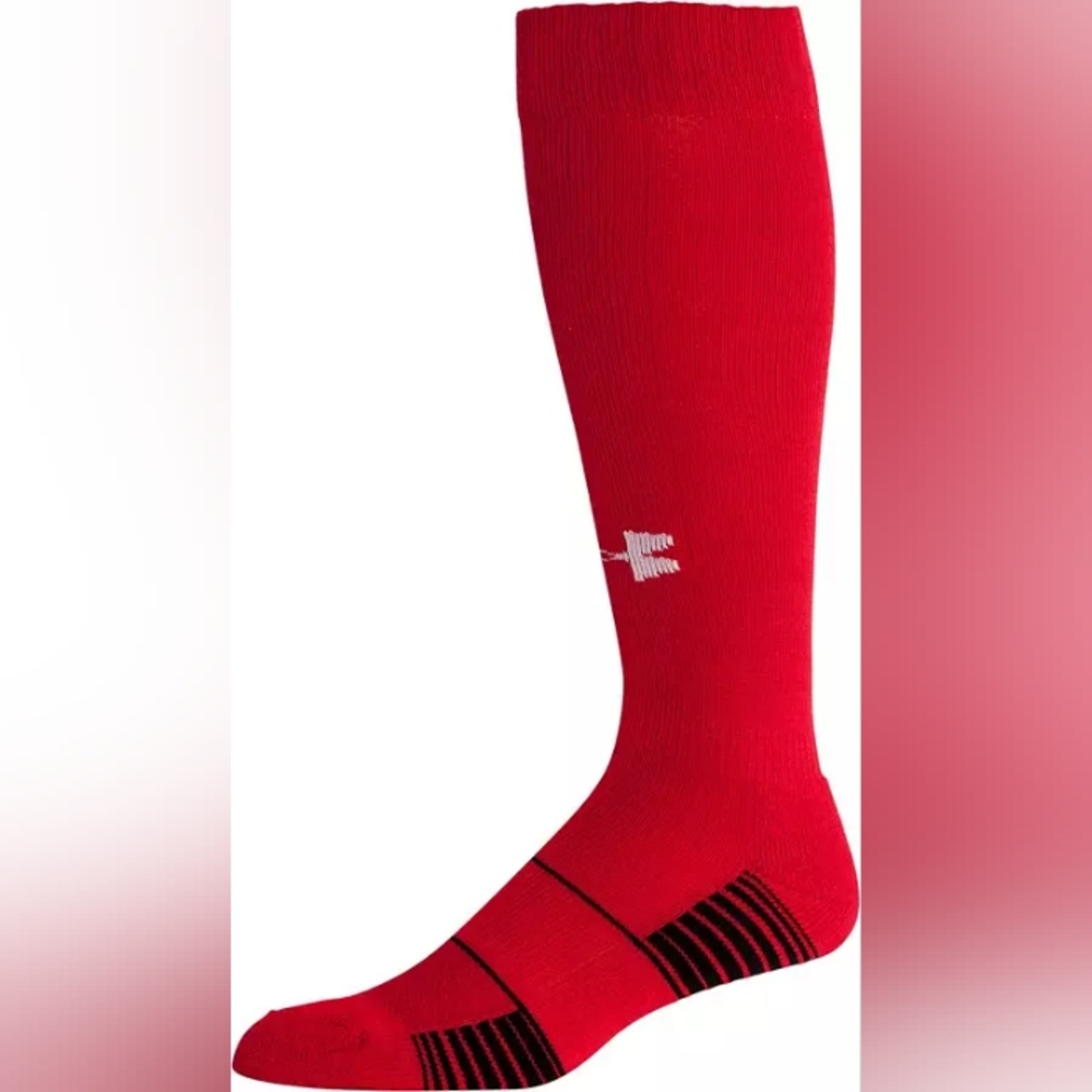 Under Armour Red Athletic Socks Performance Fit OTC